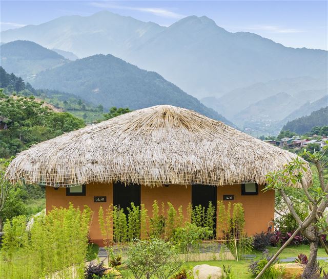 Bungalow đôi <br>(thiết kế 2 phòng bungalow cạnh nhau)